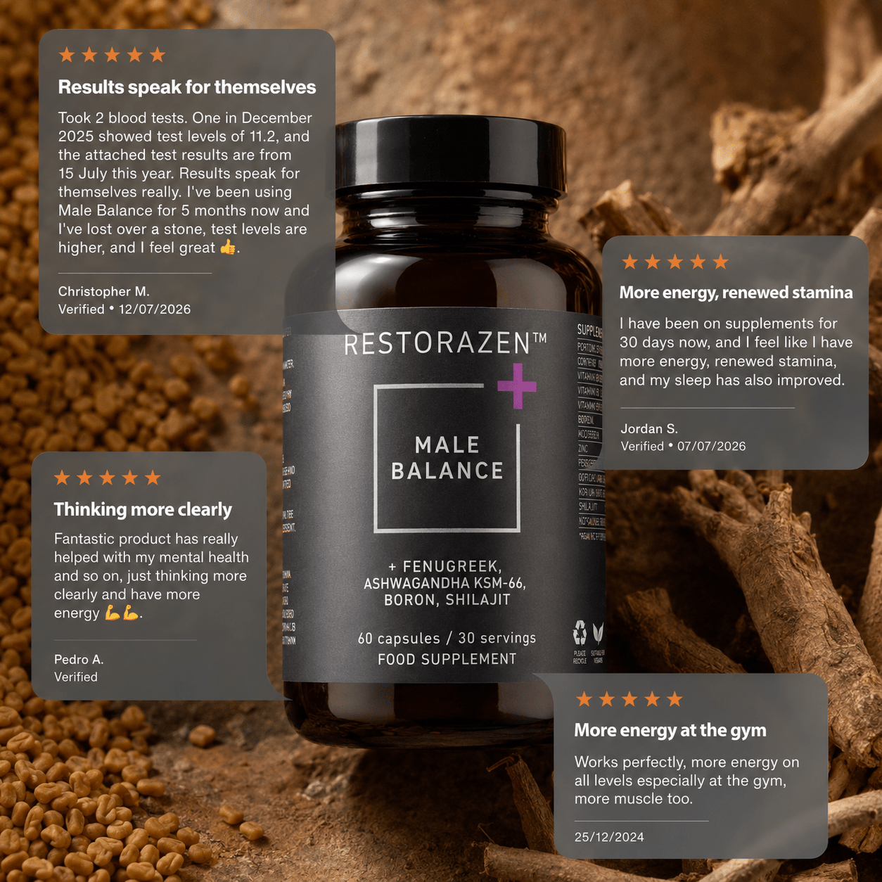 MALE BALANCE | Natural Testosterone Support