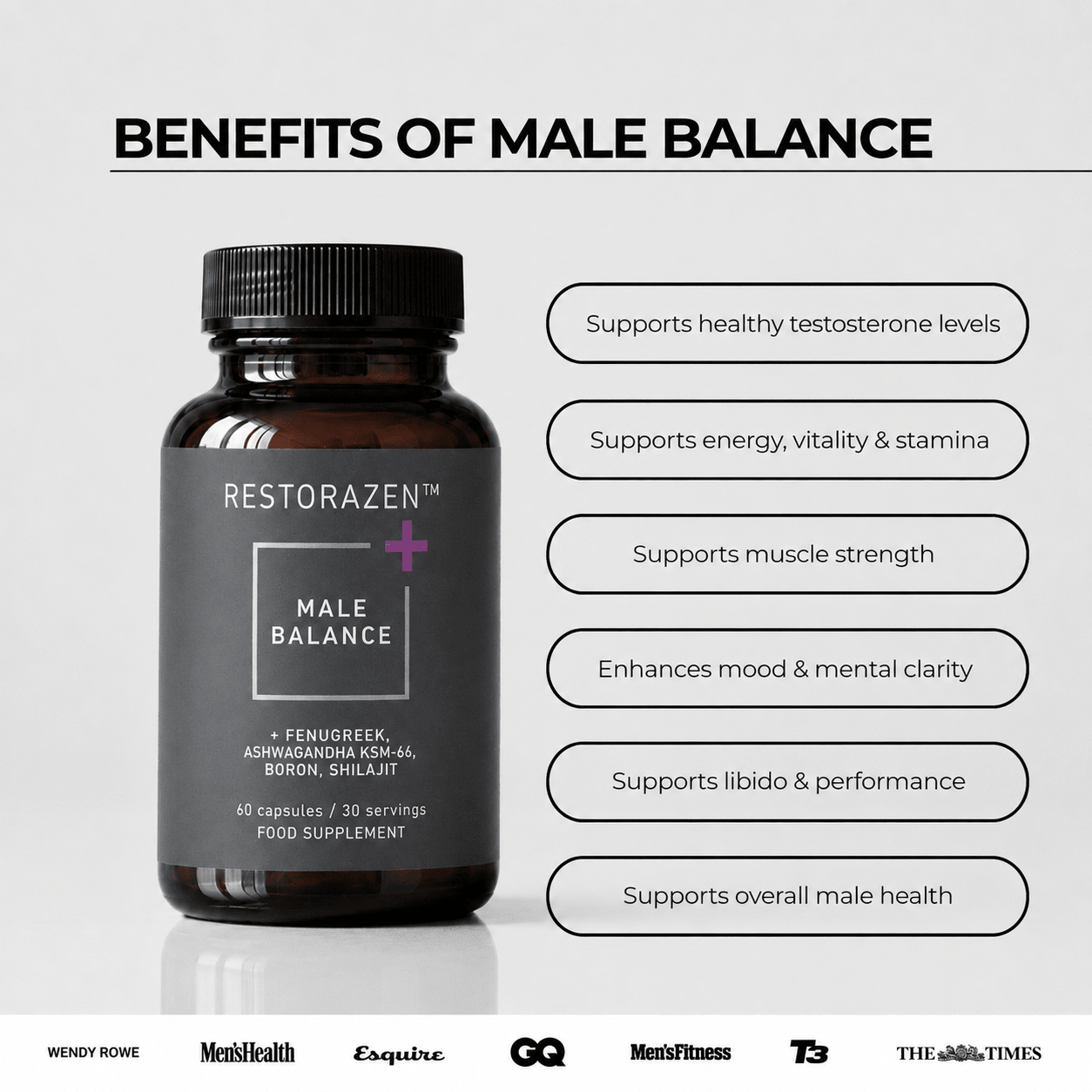MALE BALANCE | Natural Testosterone Support