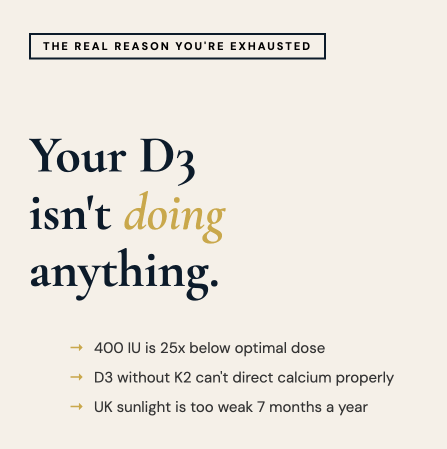 High Strength Vitamin D3 + K2 (8,000IU)